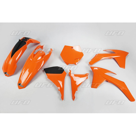 UFO KTM SX / SXF '11 PLASTIKINIŲ DALIŲ RINKINYS ORANŽINĖS SPALVOS (KT509E127)