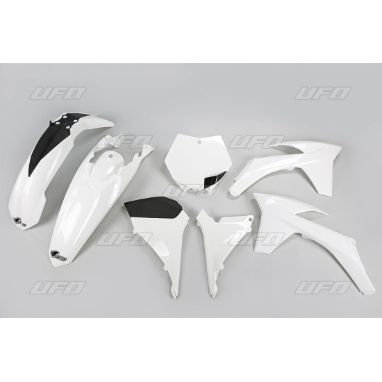 UFO PLASTIKINIŲ DALIŲ RINKINYS KTM SXF '11-'12, SX '12, BALTOS SPALVOS (KT510E047)