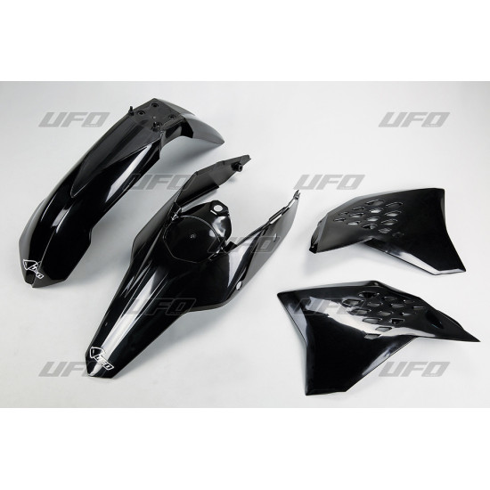 UFO PLASTIKINIŲ DALIŲ RINKINYS KTM EXC '09-'10 JUODAS (KT511E001)
