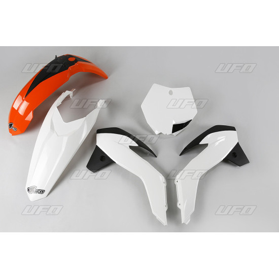 UFO PLASTIKINIŲ DALIŲ RINKINYS KTM SX 85 '13-'17 OEM SPALVA '17 (ORANŽINĖ/BALTA)