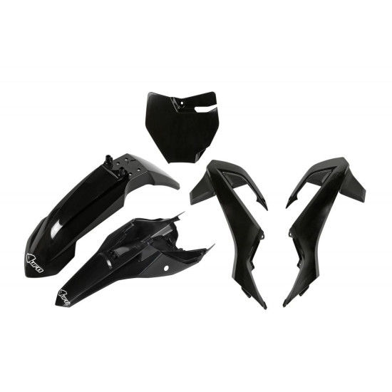 UFO PLASTIKINIS RINKINYS GAS GAS MC 65 '21-'23 JUODAS