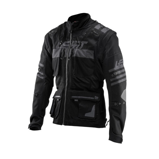 LEATT jacket GPX 5.5 ENDURO JACKET BLACK color black size L