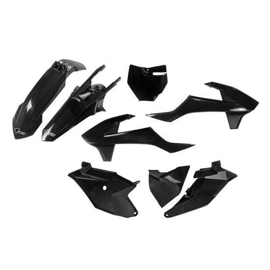 UFO PLASTIKINIS RINKINYS GAS GAS MC 85 '21-'23 JUODAS