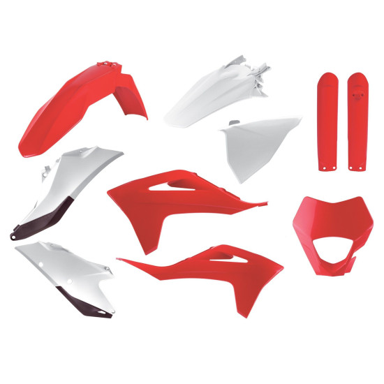 POLISPORT PLASTIC SET GAS GAS EC 250 / 300 TPI '21-'23 EC-F 250 / 350 '21-'23 INCLUDES LAMP COVER (8668300002) AND SHOCK