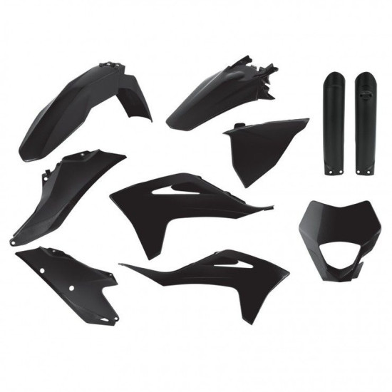 POLISPORT PLASTIC SET GAS GAS EC 250 / 300 TPI '21-'23 EC-F 250 / 350 '21-'23 INCLUDES LAMP COVER (8668300004) AND SHOCK