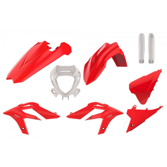 POLISPORT PLASTIKINIS BETA X-TRAINER '20-'22 RINKINYS, ĮSKAITANT ŽIBINTŲ DANGTELĮ (8667300001) IR AMORTIZATORIŲ DANGTELI