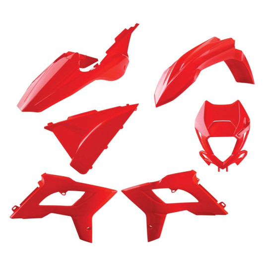 POLISPORT PLASTIC SET BETA 2T / 4T '18-'19 (RESTYLING FOR MODEL 2022) RED