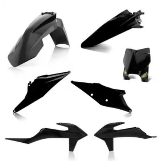 ACERBIS PLASTIC SET YAMAHA YZ 125 / 250 '02-'05 BLACK WITHOUT STARTING NUMBER PLATE