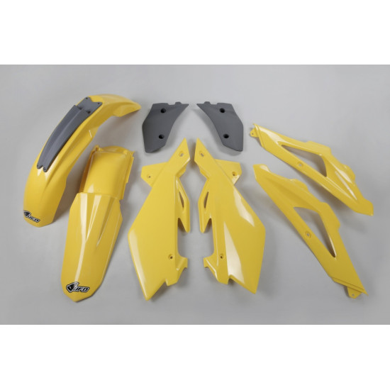 UFO PLASTIC SET HUSQVARNA CR 125 / 250 2T '06-08 YELLOW