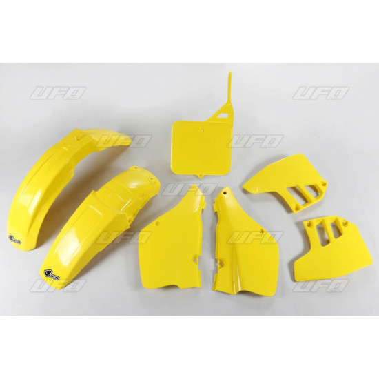 UFO PLASTIKINIS KOMPLEKTAS SUZUKI RM 250 '89-'91 OEM SPALVA (GELTONA) (SU398E999)