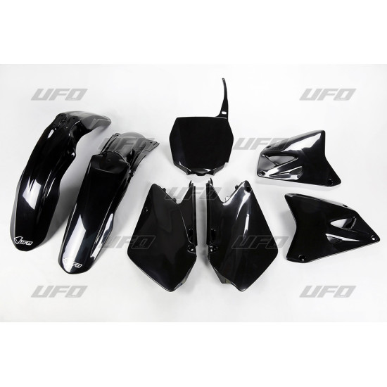 UFO PLASTIKINIS RINKINYS SUZUKI RM 125 / 250 '01-'22 JUODAS (SU402E001)