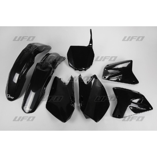 UFO PLASTIC SET SUZUKI RM 125 / 250 '06-'24 BLACK (SU406E001)