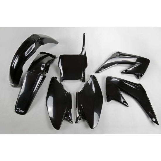 UFO PLASTIC SET HONDA CR 125 / 250 '04-'07, BLACK