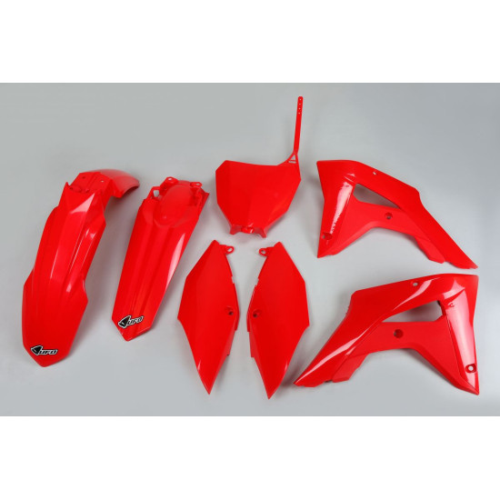 UFO PLASTIKINIS RINKINYS HONDA CRF 250RX '19-21, CRF 450RX '17-20, RAUDONAS - IŠPARDAVIMAS