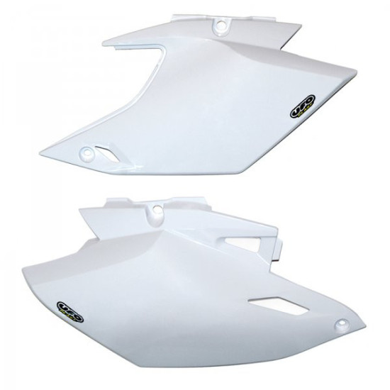 UFO GALINĖS ŠONINĖS PANELĖS YAMAHA WRF 450 '12-'13 SPALVA BALTA