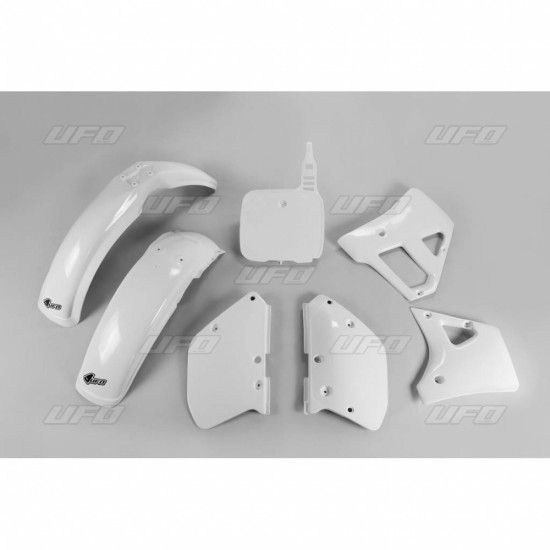 UFO PLASTIC SET YAMAHA YZ 125 '89-'90, YZ 250 '89, OEM COLOR (WHITE) (YA298E999)
