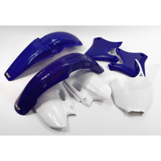 UFO PLASTIKINIŲ DALIŲ RINKINYS YAMAHA YZF 250 '01-'02 OEM SPALVA (BALTA/MĖLYNA) (YA303E999)