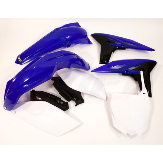 UFO PLASTIC SET YAMAHA YZF 250 '10 OEM COLOR (WHITE / BLUE) (YA308E999)