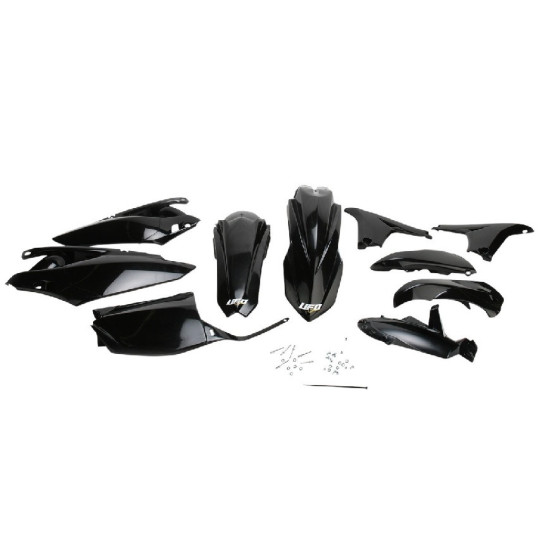 UFO PLASTIC SET YAMAHA YZF 450 '10 BLACK (YA309E001)