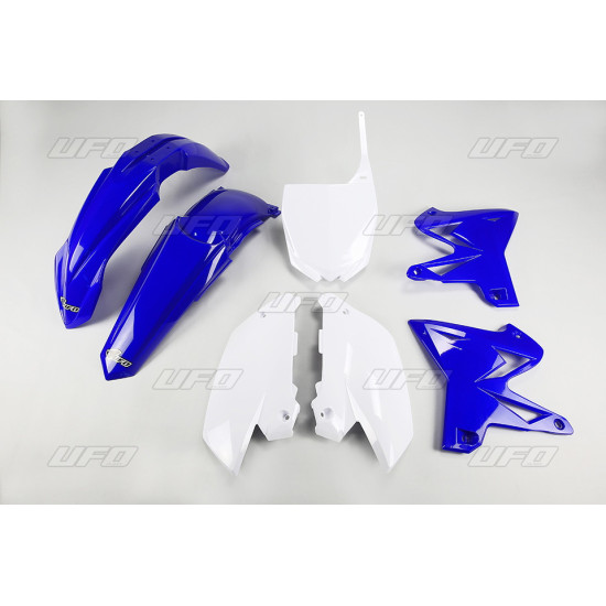 UFO PLASTIC SET YAMAHA YZ 125 / 250 '02-'14 RESTYLING COLOR OEM (BLUE / WHITE) (YA312E999)