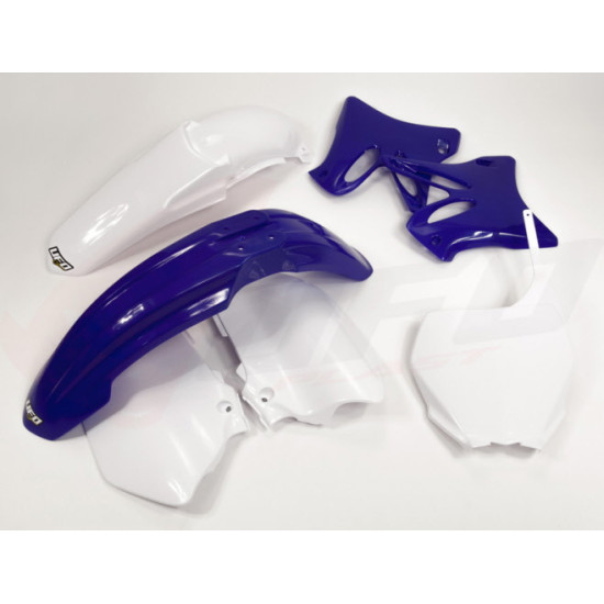 UFO PLASTIKINIS KOMPLEKTAS YAMAHA YZ 125 / 250 '06-'14 OEM SPALVA '13-'14 (MĖLYNA / BALTA) (YA314E999)
