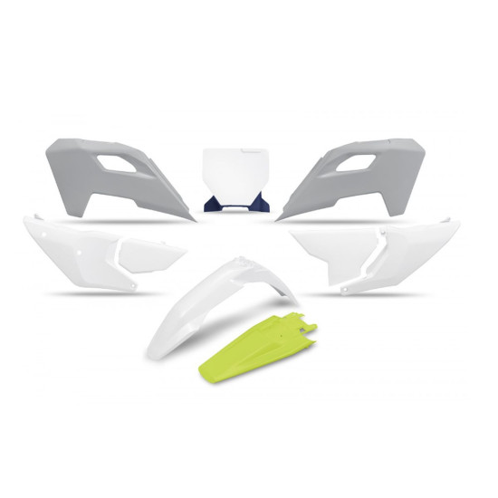 UFO PLASTIKINIS RINKINYS HUSQVARNA TC 125 / 250 '23-'24, FC 250 / 350 / 450 '23-'24, FX 350 / 450 '23-'24, TX 300 '24, O