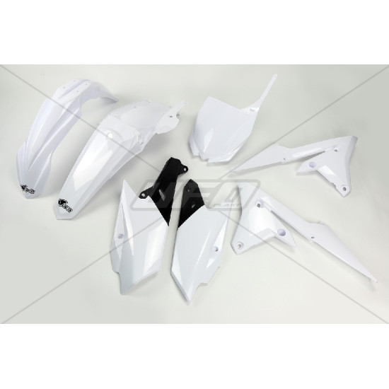 UFO PLASTIC SET YAMAHA YZF 250 '14-'18, YZF 450 '14-'17 COLOR WHITE (YA318E046)