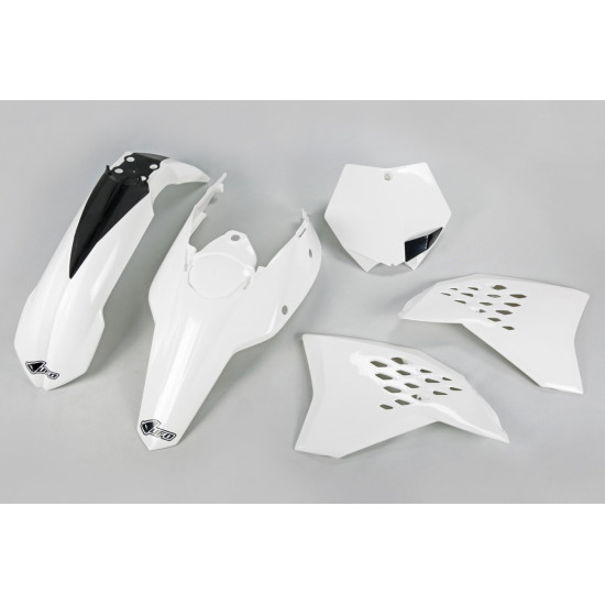 UFO PLASTIKINIŲ DALIŲ RINKINYS KTM SX / SXF '07-'10 BALTAS - PAKEIČIA KTKIT507047