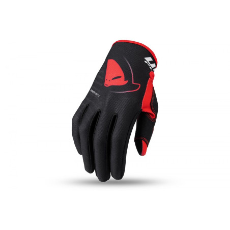 UFO gloves SKILL KIMURA CROSS / E-BIKE color black red size S - UFO collection 2022