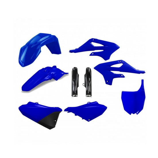 POLISPORT PLASTIC SET (FULL KIT) YAMAHA YZ 85 '22-'26 INCLUDES FRONT PLATE (8671900001) AND SHOCK ABSORBER COVERS (83526