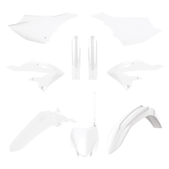 POLISPORT PLASTIC SET (FULL KIT) YAMAHA YZ 125 / 250 '22-'26 INCLUDES FRONT PLATE (8666000008) AND SHOCK ABSORBER COVERS