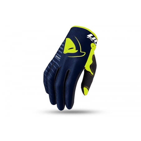 UFO gloves SKILL KIMURA CROSS / E-BIKE color blue yellow FLUO size XL - UFO collection 2022