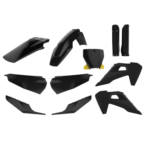 POLISPORT PLASTIKINIS RINKINYS (PILNAS RINKINYS) HUSQVARNA TC / FC TPI '19-'22 SU PRIEKINE PLOKŠTE (8666500006) IR AMORT
