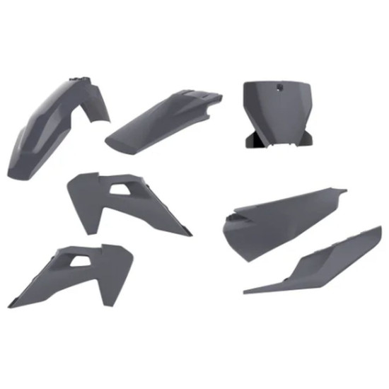 POLISPORT PLASTIKINIS RINKINYS HUSQVARNA TC / FC TPI '19-'22, ĮSKAITANT PRIEKINĘ PLOKŠTELĘ (8666500005) IR AMORTIZATORIŲ