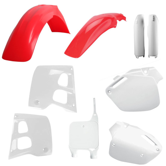 POLISPORT PLASTIKINIS RINKINYS (PILNAS RINKINYS) HONDA CR 125 '91-'92 CR 250 '90-'91 ĮSKAITANT PRIEKINĘ PLOKŠTELĘ (86807