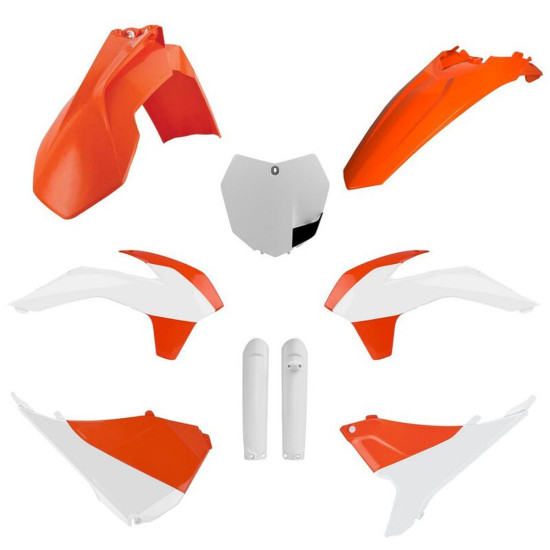 POLISPORT PLASTIKINIS RINKINYS (PILNAS RINKINYS) KTM SX / SX-F / XC-F '15 SU PRIEKINE PLOKŠTELE (8659100002) IR AMORTIZA