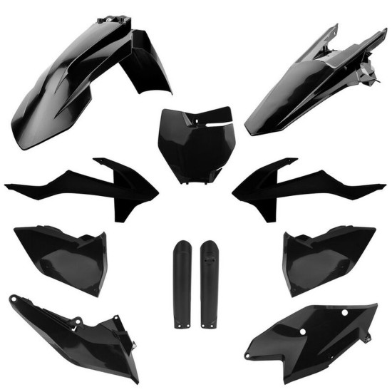 POLISPORT PLASTIKINIS RINKINYS (PILNAS RINKINYS) KTM SX / SX-F / XC-F '16-'18 SU PRIEKINE PLOKSTE (8664900003) IR AMORTI