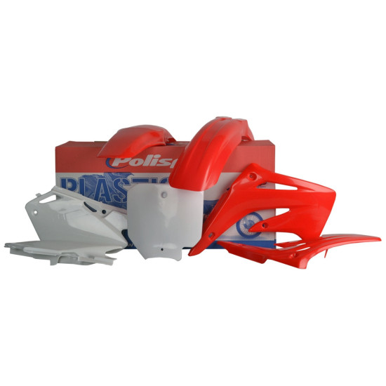 POLISPORT PLASTIKINIŲ DALIŲ RINKINYS HONDA CR 85R '03-'07 SPALVA OEM RAUDONA BALTA