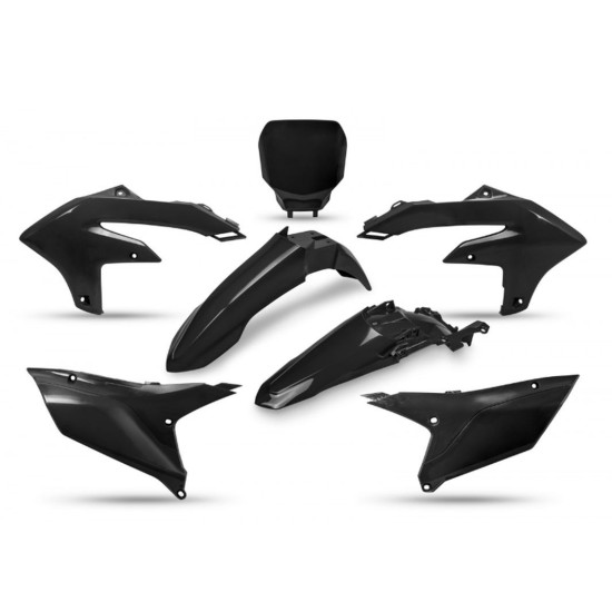 UFO PLASTIKINIS RINKINYS YAMAHA YZF 250 '24-'26, YZF 450 '23-'25 JUODAS