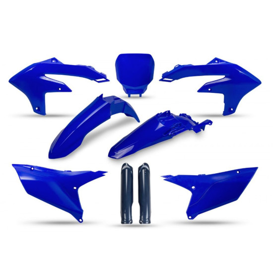 UFO PLASTIC SET (FULL KIT) WITH TELESCOPE (SHOCK) COVERS YAMAHA YZF 250 '24-'26, YZF 450 '23-'25 OEM COLOR
