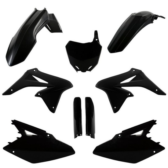 POLISPORT PLASTIC SET (FULL KIT) SUZUKI RMZ 250 '10-'18 INCLUDES FRONT PLATE (8659300003) AND SHOCK ABSORBER COVERS (839