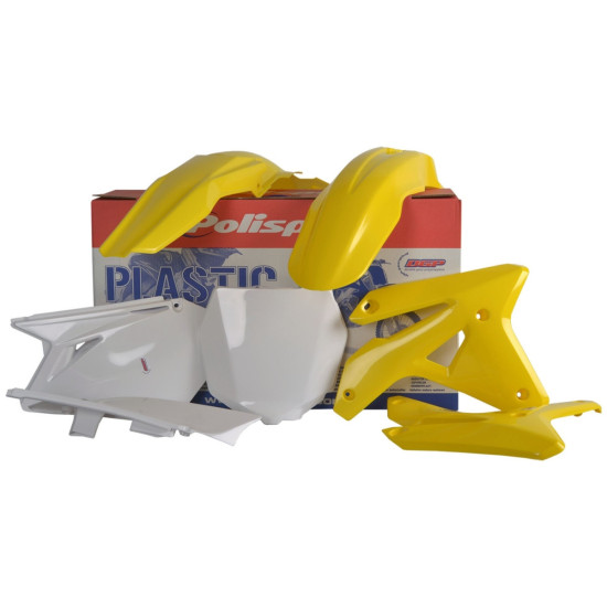 POLISPORT PLASTIC SET SUZUKI RMZ 450 '07 COLOR YELLOW OEM