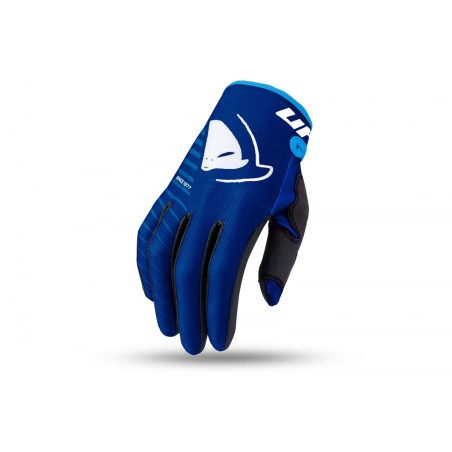 UFO gloves SKILL KIMURA JUNIOR CROSS / E-BIKE color blue white size S - UFO collection 2022