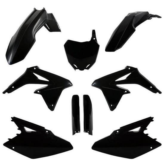 POLISPORT PLASTIKINIS RINKINYS (PILNAS RINKINYS) SUZUKI RMZ 450 '08-'17 SU PRIEKINE PLOKSTE (8659300003) IR AMORTIZATORI