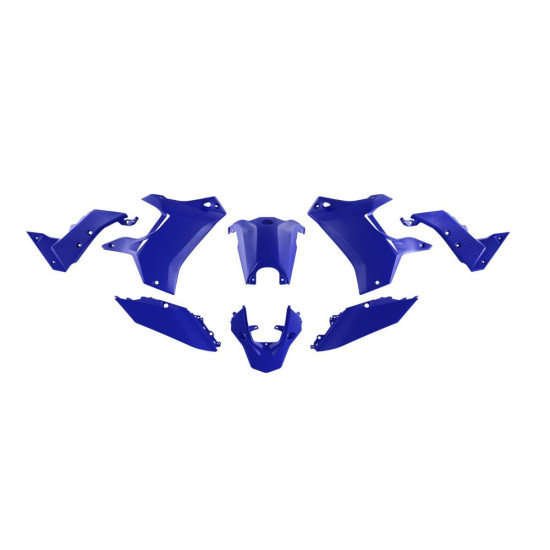 RACETECH (RTECH) PLASTIC SET (WITHOUT FRONT FENDER) T7 REVOLUTION YAMAHA TENERE 700 '19-'24 BLUE