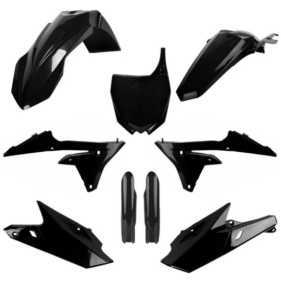 POLISPORT PLASTIC SET (FULL KIT) YAMAHA YZ 250F '14-'18 YZ 450F '14-'17 INCLUDES FRONT PLATE (8678400002) AND SHOCK ABSO