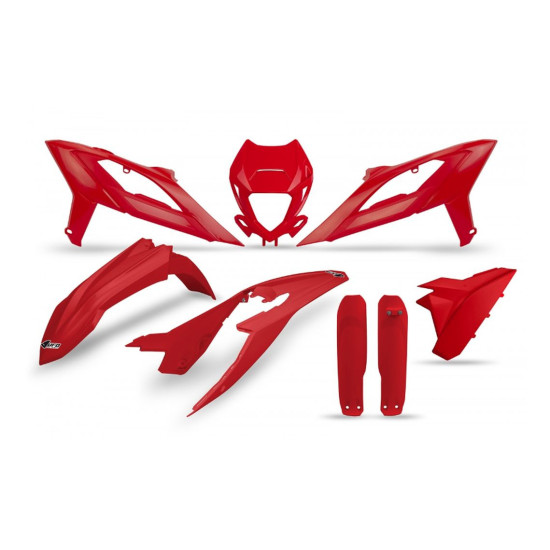 UFO PLASTIC SET (FULL KIT) WITH TELESCOPIC COVERS (SHOCK ABSORBERS) BETA RR 125 / 250 / 300 / 350 / 400 / 450 '23-'24 RE