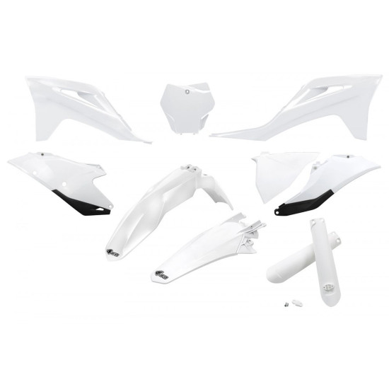 UFO PLASTIKINIS RINKINYS (PILNAS RINKINYS) SU TELESKOPINIAIS DANGTELIAIS (AMORTIZATORIAI) GAS GAS MC 125 / 250 '21-'23, 