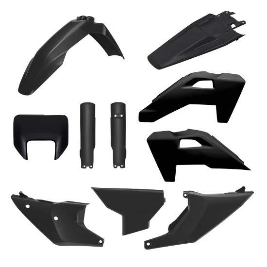 POLISPORT PLASTIKINIS RINKINYS (PILNAS RINKINYS) HUSQVARNA TE / FE '26 SU PRIEKINIO ŽIBINTO APSAUGA (8681500003) IR AMOR