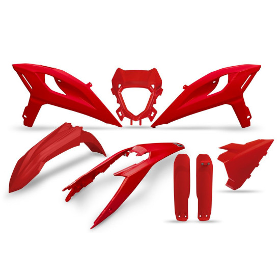 UFO 2026 / 01 PLASTIC SET (FULL KIT) WITH TELESCOPIC COVERS (SHOCK ABSORBERS) BETA RR 2T / 4T 250 / 300 / 350 / 400 / 45